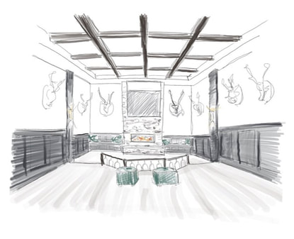 Theater Room Sketch